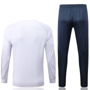 2022 France Long Zipper Training Suit White
